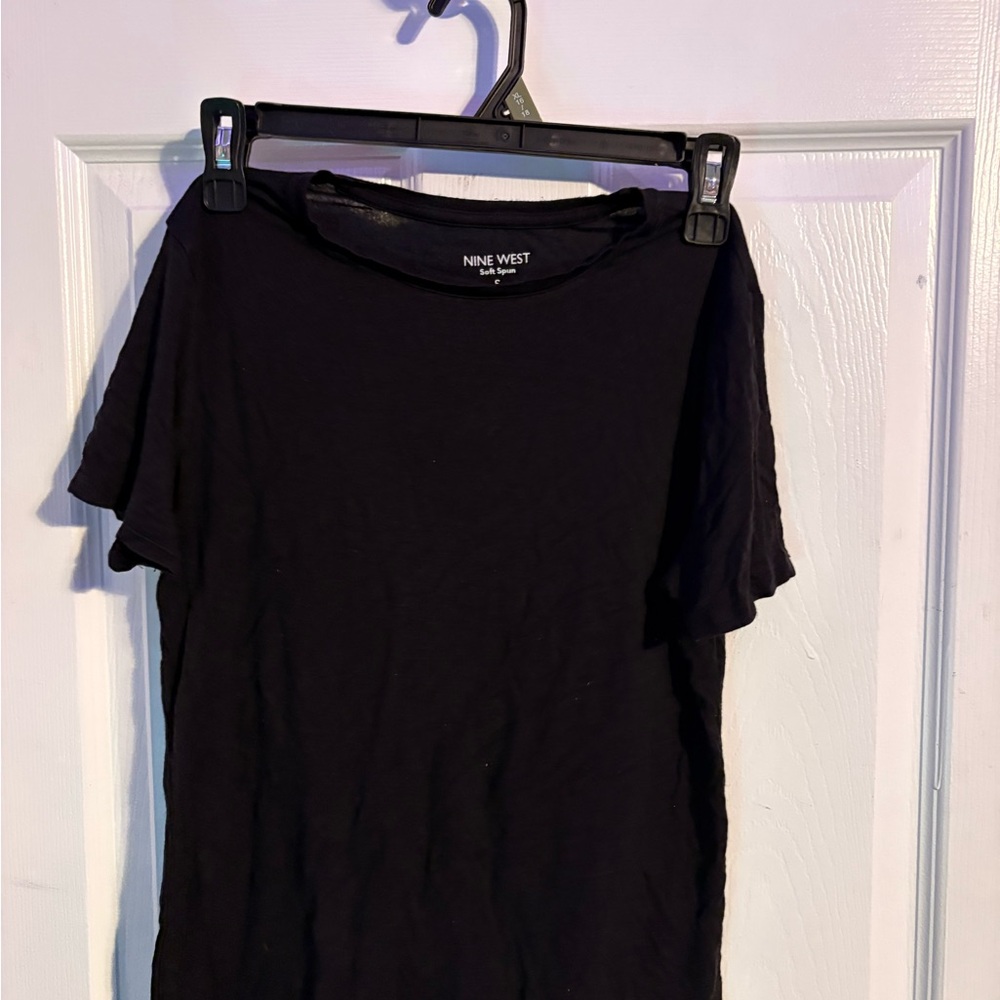 Nine West Soft Spun Black Top